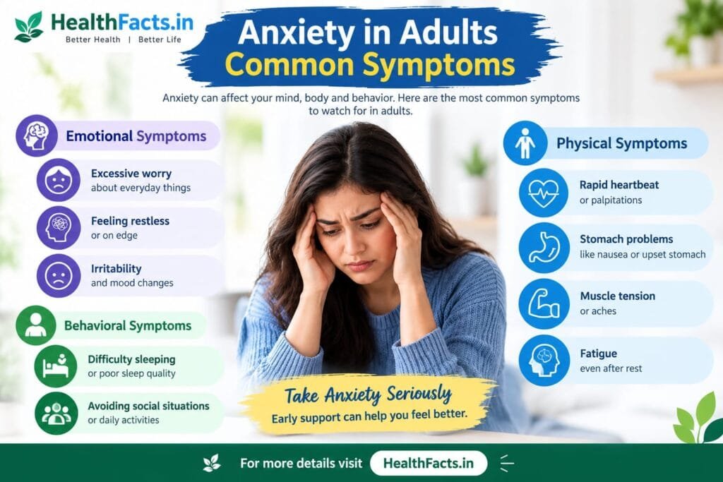 Anxiety in Adults Symptoms, Causes, and treatments