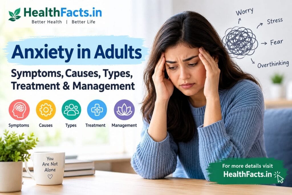 Anxiety in Adults Symptoms, Causes, and treatments