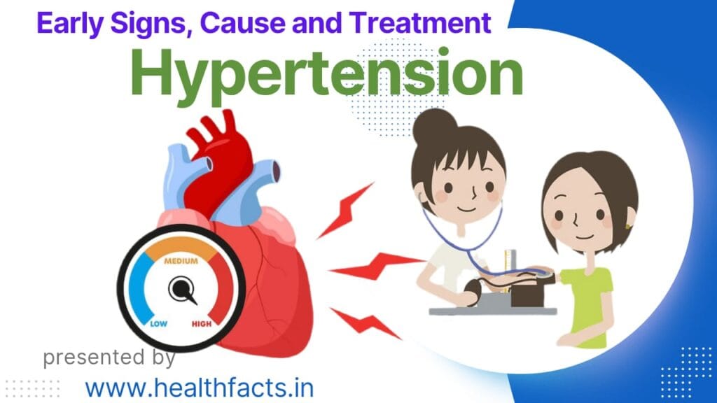 Hypertension : Early signs Causes and treatment