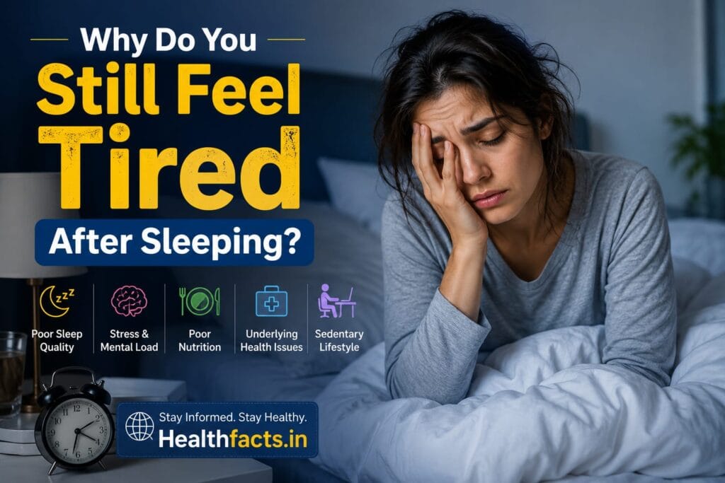 tired after sleeping all night, sleep problems and fatigue