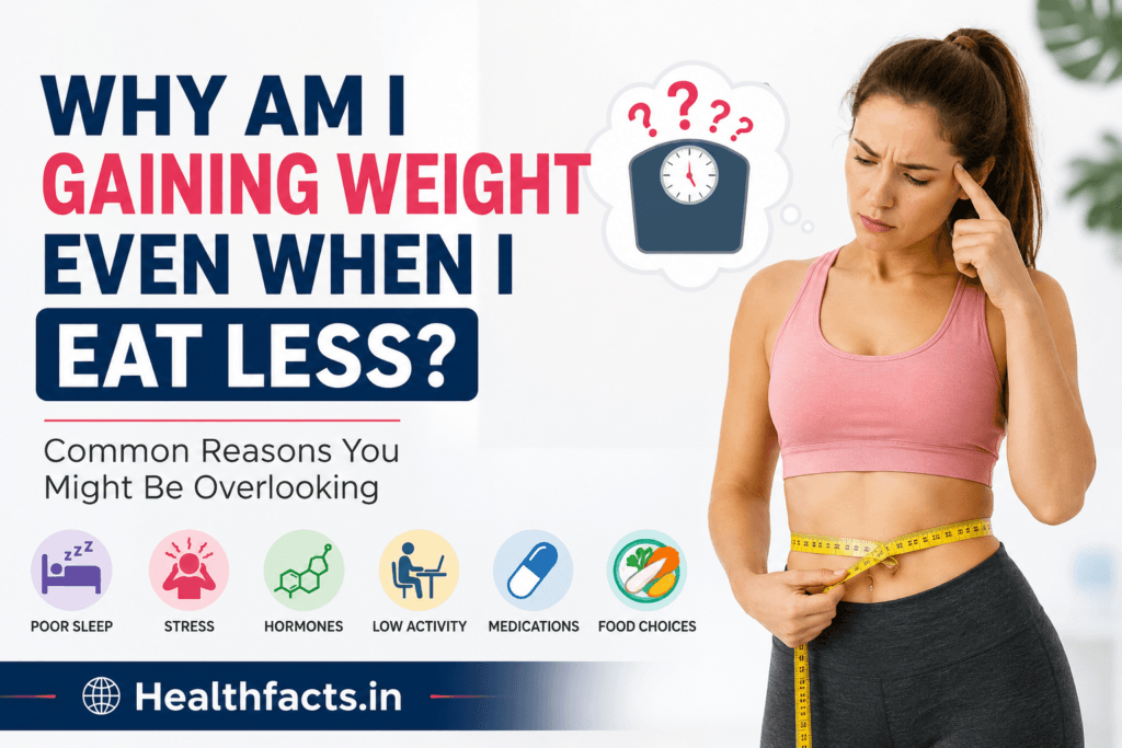 Reasons for gaining weight even when eating less